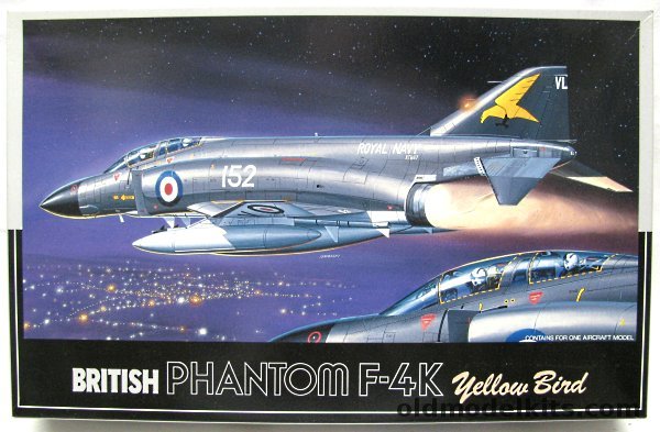 Fujimi 1/72 British Phantom F-4K - Royal Navy 767 Sq Yellowbird / Phantom Training Flight / 892 Sq / 700 Sq, H-8 plastic model kit